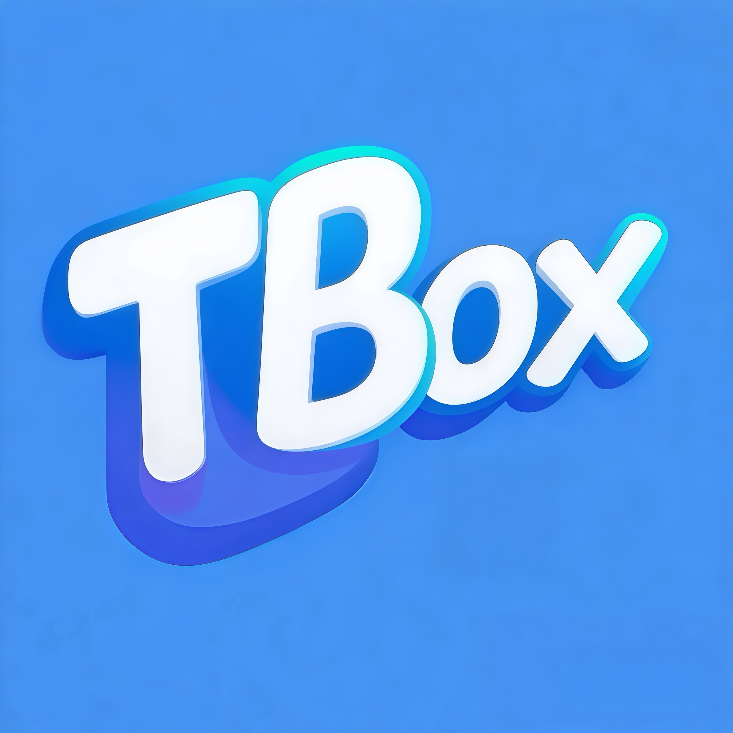 TBox iOS签名工具Logo - 蓝色渐变图标